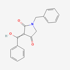 1-Benzyl-3-[hydroxy(phenyl)methylidene]pyrrolidine-2,4-dione