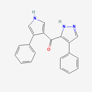 (4-phenyl-1H-pyrazol-5-yl)-(4-phenyl-1H-pyrrol-3-yl)methanone