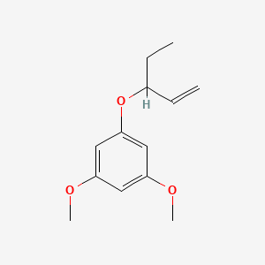 1,3-Dimethoxy-5-[(pent-1-en-3-yl)oxy]benzene