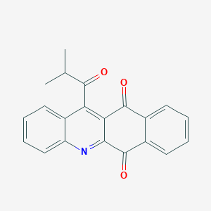 12-(2-Methylpropanoyl)benzo[b]acridine-6,11-dione