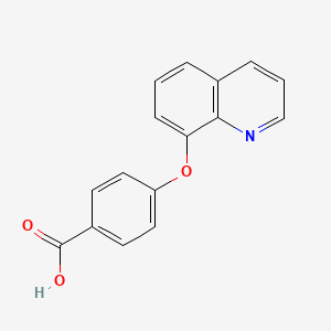 4-[(Quinolin-8-yl)oxy]benzoic acid