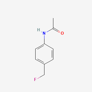 molecular formula C9H10FNO B14203450 N-[4-(Fluoromethyl)phenyl]acetamide CAS No. 827307-48-2