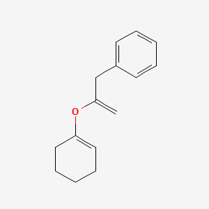 {2-[(Cyclohex-1-en-1-yl)oxy]prop-2-en-1-yl}benzene