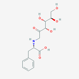 molecular formula C15H21NO7 B142036 果糖-苯丙氨酸 CAS No. 31105-03-0