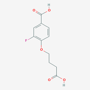 4-(3-Carboxypropoxy)-3-fluorobenzoic acid