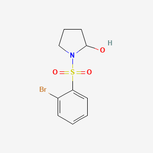 2-Pyrrolidinol, 1-[(2-bromophenyl)sulfonyl]-