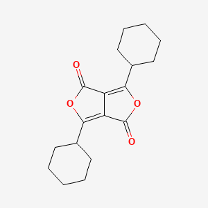 3,6-Dicyclohexyl-1H,4H-furo[3,4-c]furan-1,4-dione