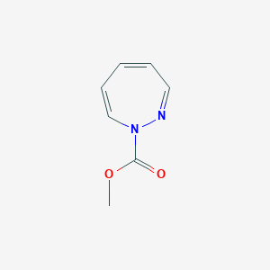 B142037 Methyl 1H-1,2-diazepine-1-carboxylate CAS No. 135360-85-9