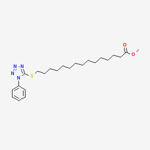 Methyl 15-[(1-phenyl-1H-tetrazol-5-yl)sulfanyl]pentadecanoate