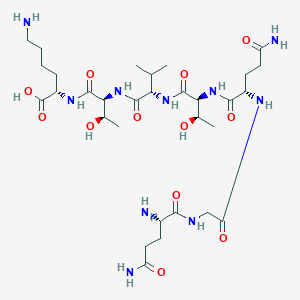 L-Glutaminylglycyl-L-glutaminyl-L-threonyl-L-valyl-L-threonyl-L-lysine