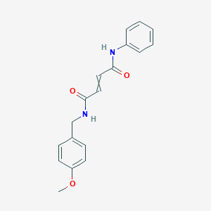 N~1~-[(4-Methoxyphenyl)methyl]-N~4~-phenylbut-2-enediamide