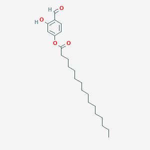 4-Formyl-3-hydroxyphenyl hexadecanoate