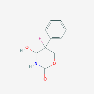 5-Fluoro-4-hydroxy-5-phenyl-1,3-oxazinan-2-one