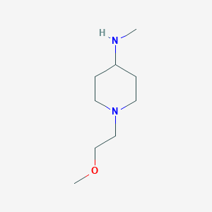 molecular formula C9H20N2O B1420375 [1-(2-甲氧基乙基)-哌啶-4-基]-甲胺 CAS No. 1096886-98-4