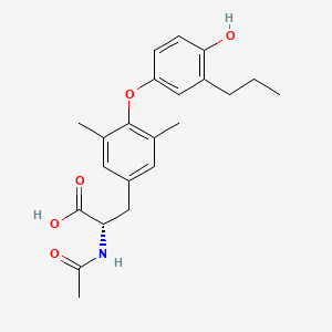 N-Acetyl-O-(4-hydroxy-3-propylphenyl)-3,5-dimethyl-L-tyrosine