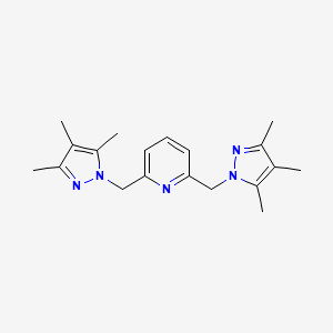 2,6-Bis[(3,4,5-trimethyl-1H-pyrazol-1-yl)methyl]pyridine