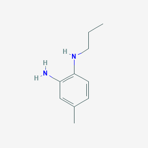 molecular formula C10H16N2 B1420383 4-甲基-1-N-丙基苯-1,2-二胺 CAS No. 475489-74-8
