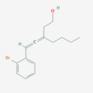 1-Heptanol, 3-[(2-bromophenyl)ethenylidene]-