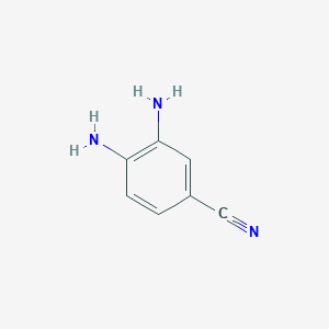 molecular formula C7H7N3 B014204 3,4-二氨基苯甲腈 CAS No. 17626-40-3