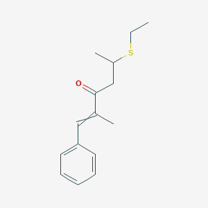 5-(Ethylsulfanyl)-2-methyl-1-phenylhex-1-en-3-one