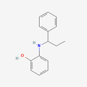 Phenol, 2-[(1-phenylpropyl)amino]-