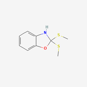 2,2-Bis(methylsulfanyl)-2,3-dihydro-1,3-benzoxazole