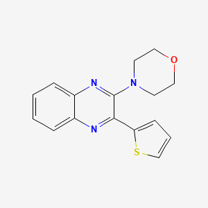 2-(Morpholin-4-yl)-3-(thiophen-2-yl)quinoxaline