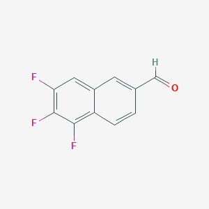 5,6,7-Trifluoronaphthalene-2-carbaldehyde