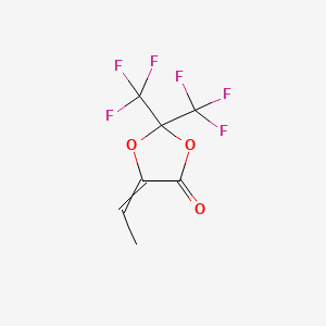 5-Ethylidene-2,2-bis(trifluoromethyl)-1,3-dioxolan-4-one