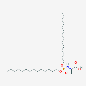 N-[Bis(tetradecyloxy)phosphoryl]-L-alanine