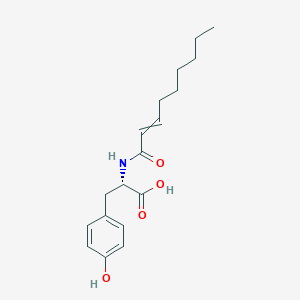 molecular formula C18H25NO4 B14204137 N-Non-2-enoyl-L-tyrosine CAS No. 825637-81-8