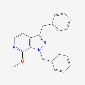 1,3-Dibenzyl-7-methoxy-1H-pyrazolo[3,4-c]pyridine