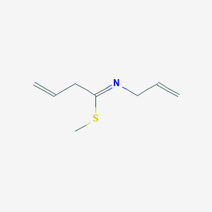 3-Butenimidothioic acid, N-2-propenyl-, methyl ester