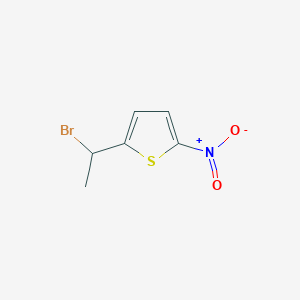 molecular formula C6H6BrNO2S B14204280 2-(1-Bromoethyl)-5-nitrothiophene CAS No. 918497-80-0