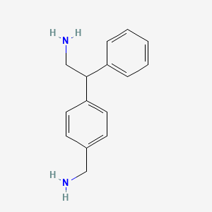 molecular formula C15H18N2 B14204294 2-(4-(Aminomethyl)phenyl)-2-phenylethanamine CAS No. 828928-22-9