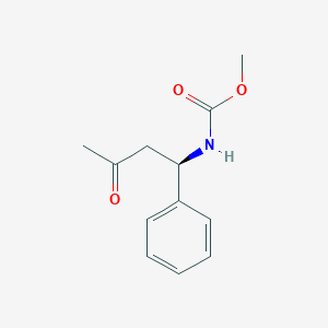 methyl N-[(1R)-3-oxo-1-phenylbutyl]carbamate