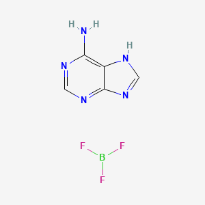 molecular formula C5H5BF3N5 B14204305 7H-purin-6-amine;trifluoroborane CAS No. 847841-67-2