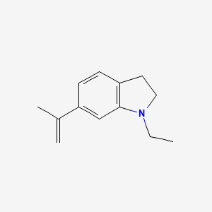 1-Ethyl-6-(prop-1-en-2-yl)-2,3-dihydro-1H-indole