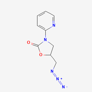 5-(Azidomethyl)-3-(pyridin-2-yl)-1,3-oxazolidin-2-one