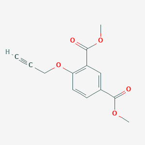 molecular formula C13H12O5 B14204383 Dimethyl 4-[(prop-2-yn-1-yl)oxy]benzene-1,3-dicarboxylate CAS No. 834880-17-0