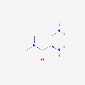 molecular formula C5H13N3O B14204406 3-Amino-N,N-dimethyl-L-alaninamide CAS No. 847653-44-5