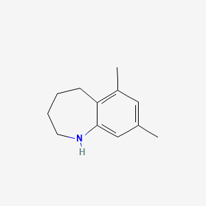 molecular formula C12H17N B14204418 6,8-Dimethyl-2,3,4,5-tetrahydro-1h-1-benzazepine CAS No. 847173-28-8