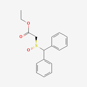 molecular formula C17H18O3S B14204446 Ethyl [(S)-diphenylmethanesulfinyl]acetate CAS No. 827604-05-7