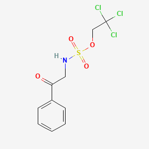 2,2,2-Trichloroethyl (2-oxo-2-phenylethyl)sulfamate