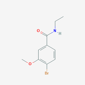 molecular formula C10H12BrNO2 B1420457 4-溴-N-乙基-3-甲氧基苯甲酰胺 CAS No. 1072944-41-2