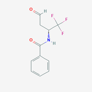 Benzamide, N-[(1R)-3-oxo-1-(trifluoromethyl)propyl]-