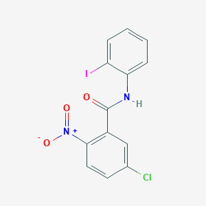 Benzamide, 5-chloro-N-(2-iodophenyl)-2-nitro-