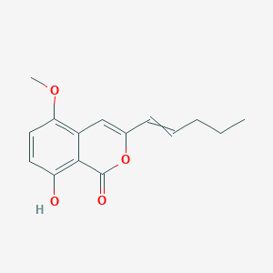 8-Hydroxy-5-methoxy-3-(pent-1-en-1-yl)-1H-2-benzopyran-1-one