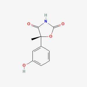 (5R)-5-(3-hydroxyphenyl)-5-methyl-1,3-oxazolidine-2,4-dione