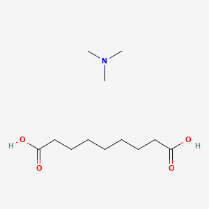 Nonanedioic acid--N,N-dimethylmethanamine (1/1)